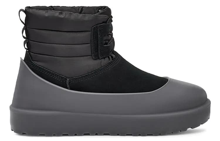 UGG Classic Mini Lace Up Weather Çəkmə Qara 2