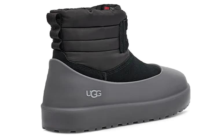 UGG Classic Mini Lace Up Weather Çəkmə Qara 4