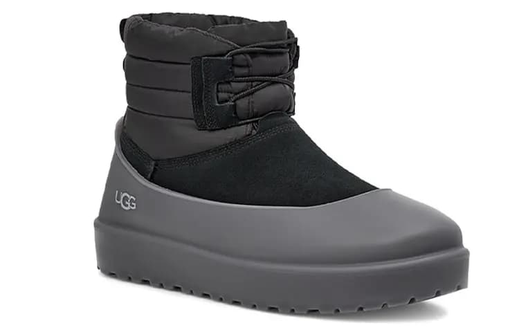 UGG Classic Mini Lace Up Weather Çəkmə Qara 3