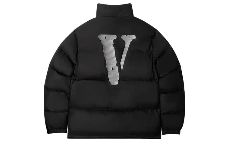 VLONE Unisex Pencək Qara/Gümüşü