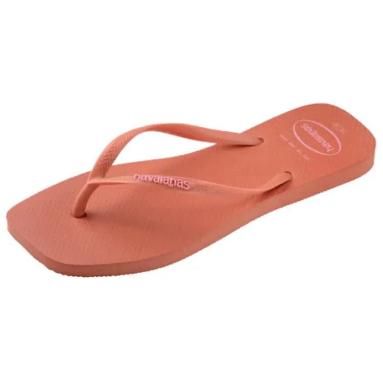 Havaianas Slim Square Logo Pop Up Qadın Şipeti Çəhrayı 2