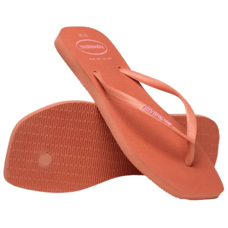 Havaianas Slim Square Logo Pop Up Qadın Şipeti Çəhrayı 6