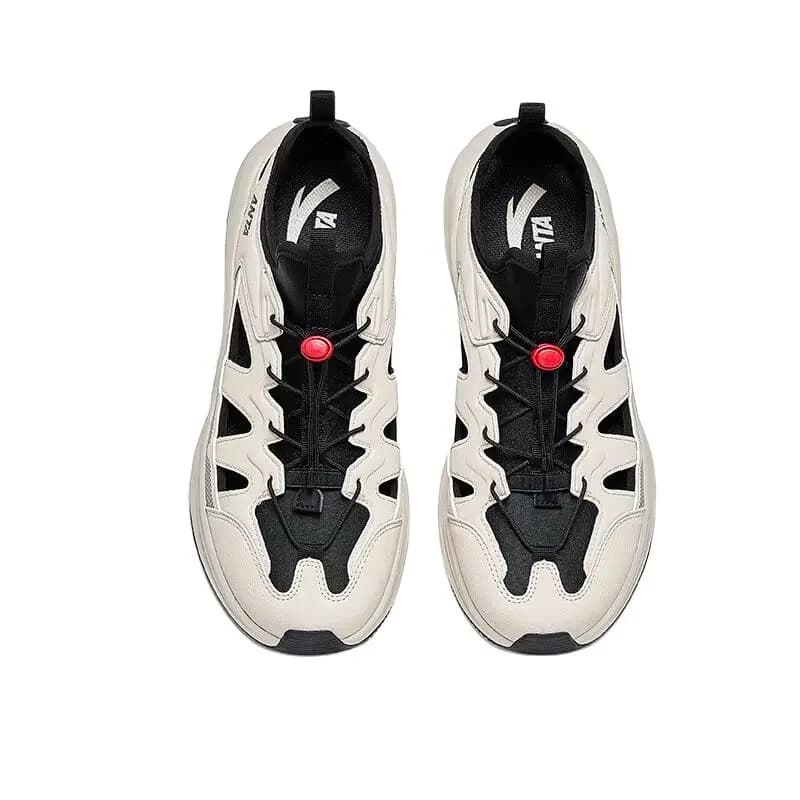 Anta Tanlin Comfort Trendy Wear-Resistant Cushioning River Tracing Shoes Men's Beige 4
