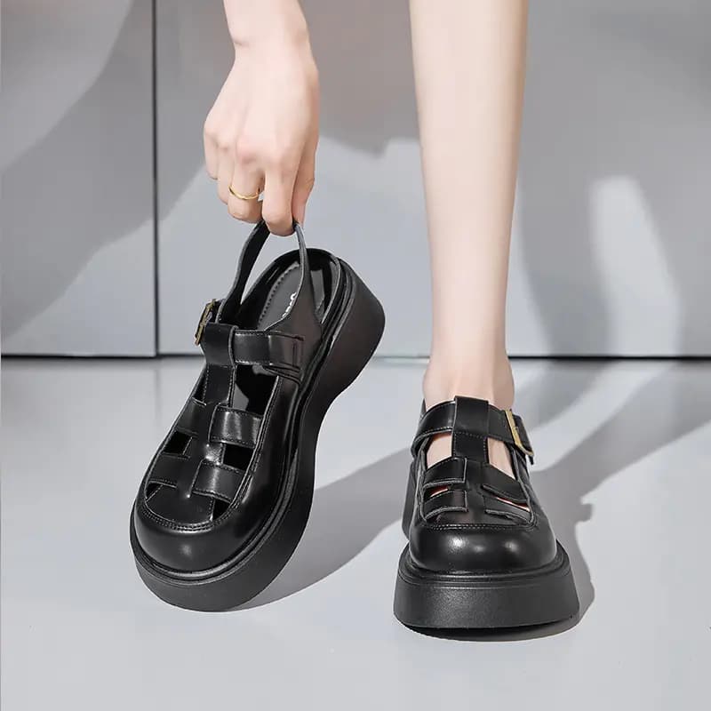 AGSDON Platforma Roman Sandal Qadın 11