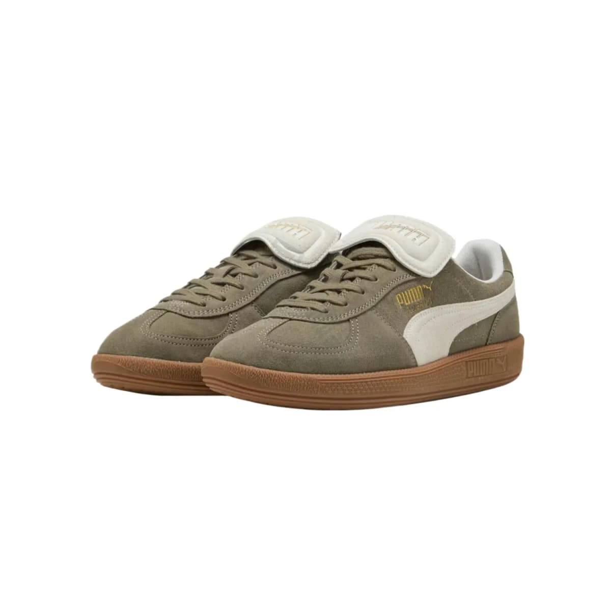 PUMA Palermo Unisex Məşq Ayaqqabısı Yaşıl/Ağ 3