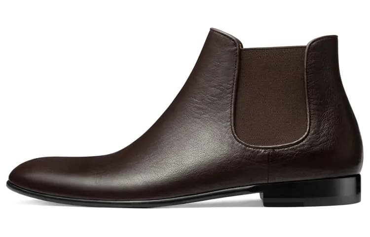 THOM WILLS Chelsea Boots Men's Dark Coffee