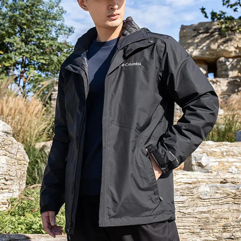 Columbia Outdoor Windbreaker Pencək Kişi Qara 5