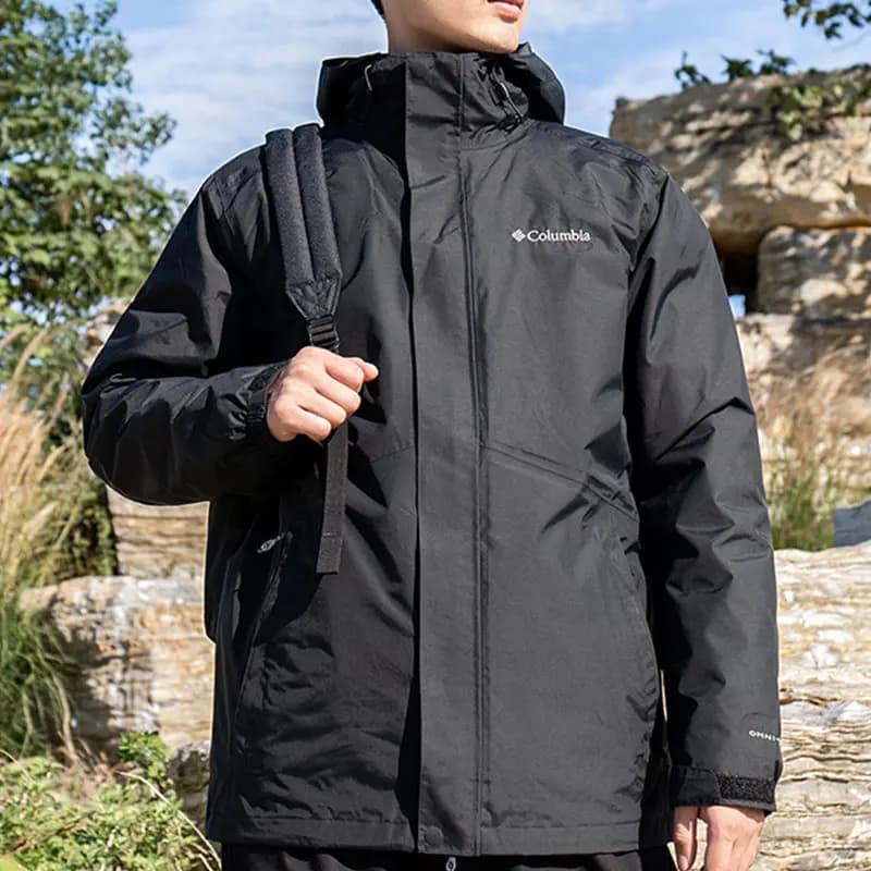 Columbia Outdoor Windbreaker Pencək Kişi Qara 4