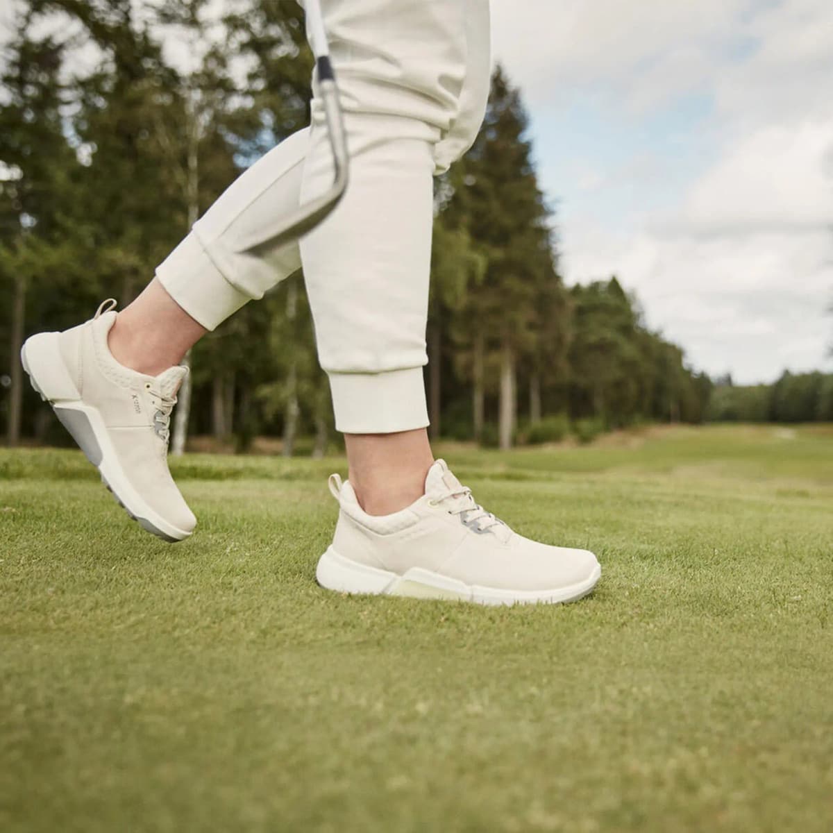 Ecco Golf Shoes Women's Low-Top Light Pink 6