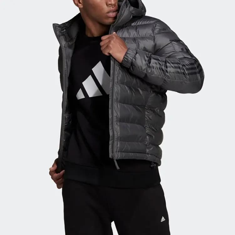 Adidas Puffer Jackets Men Dark Gray 3