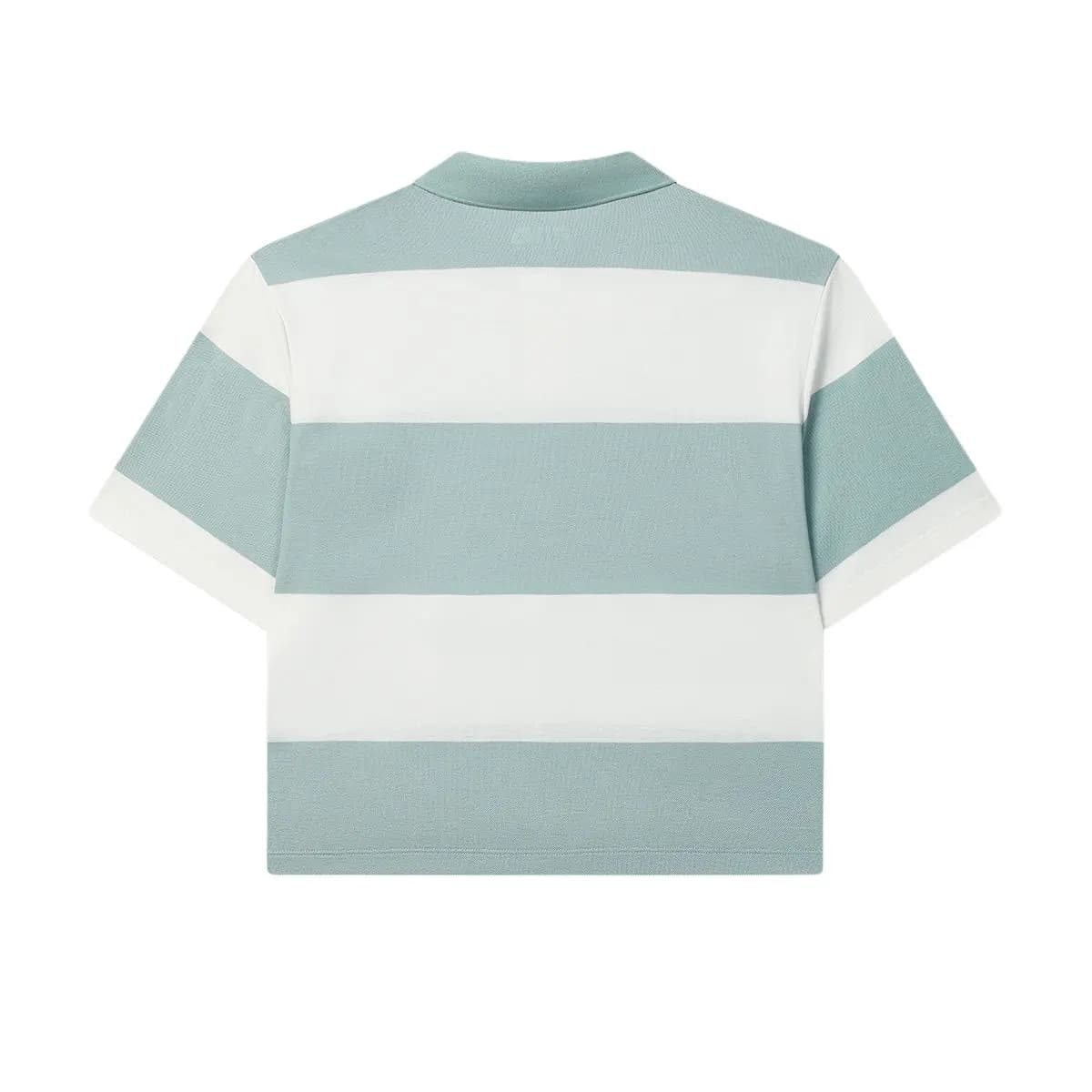 FILA x MAISON KITSUNE ORIGINALE Qadın Polo Köynəyi Boz-Yaşıl 2