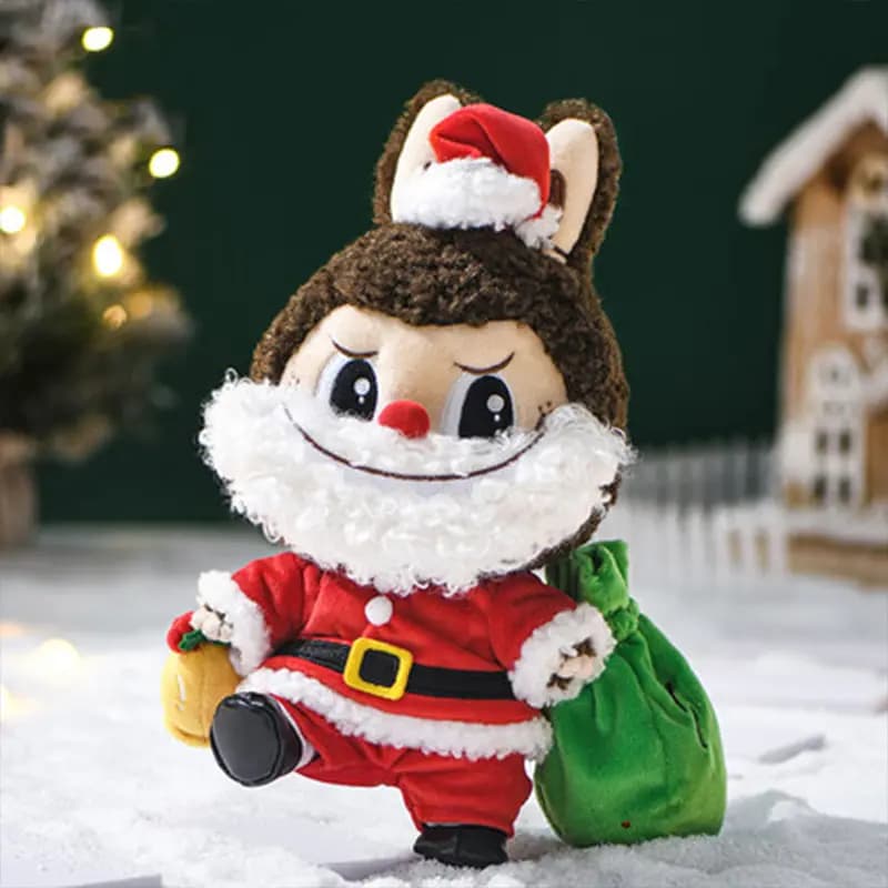 POP MART LABUBU Christmas Plush Box Dolls Plush Doll 29cm Height 3