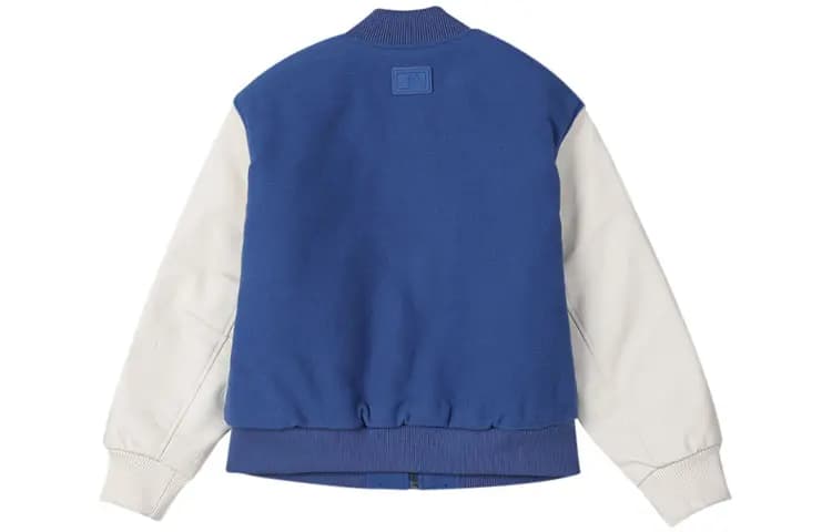 MLB New York Yankees Retro Color Block Logo Casual Baseball Jacket Unisex Blue Back to School 2