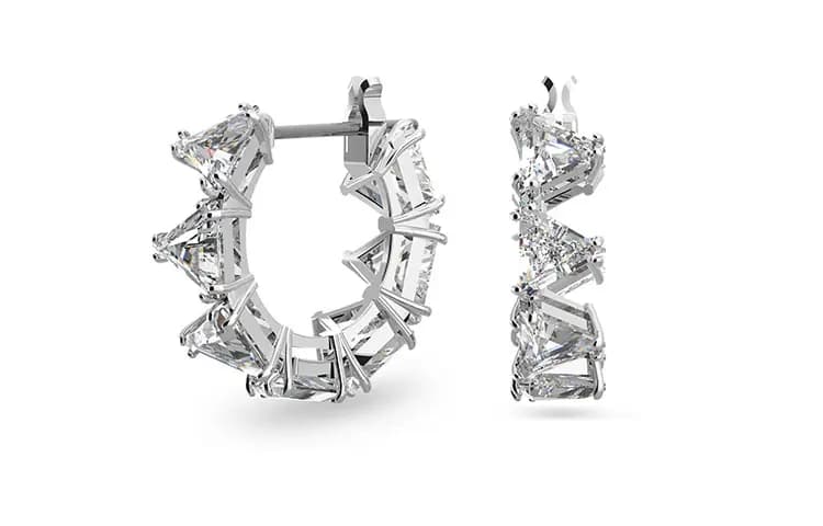Swarovski Matrix Mini Hoop Sırğaları