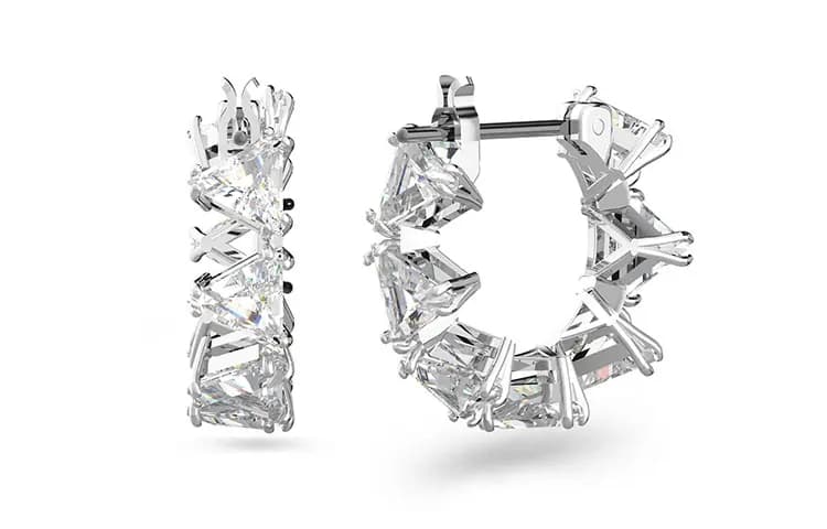 Swarovski Matrix Mini Hoop Sırğaları 2