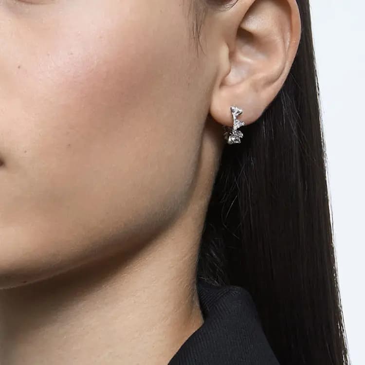 Swarovski Matrix Mini Hoop Sırğaları 3
