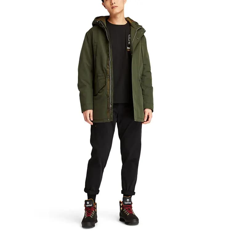 Timberland Kişi Puffer Pencək Yaşıl 4