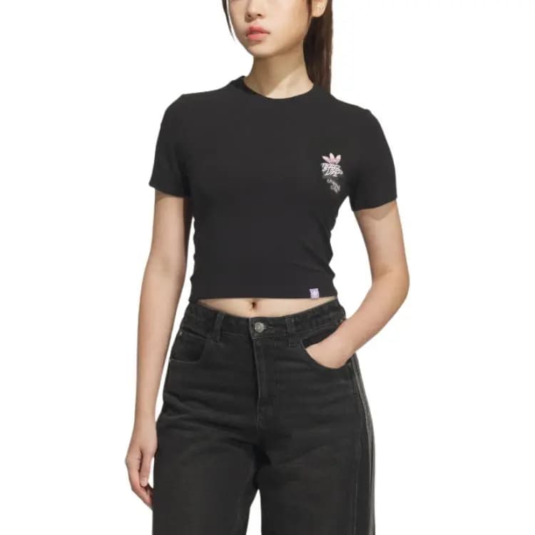 adidas Originals Qadın Köynəyi Qara 3