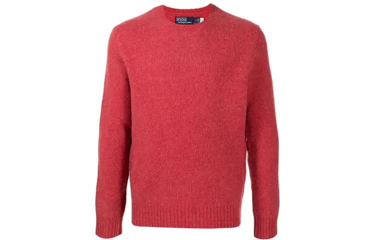 Polo Ralph Lauren Kişi Kaşmir Yun Pencək Qırmızı