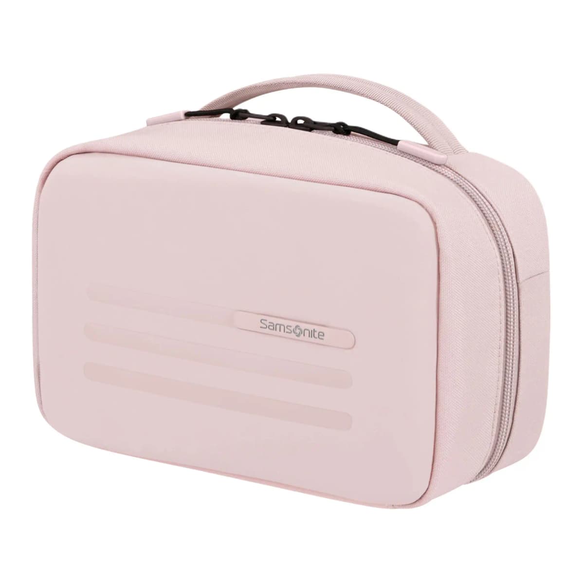 SAMSONITE STACKD Brand Letter Logo Polyester Toiletry Bag Unisex Pink