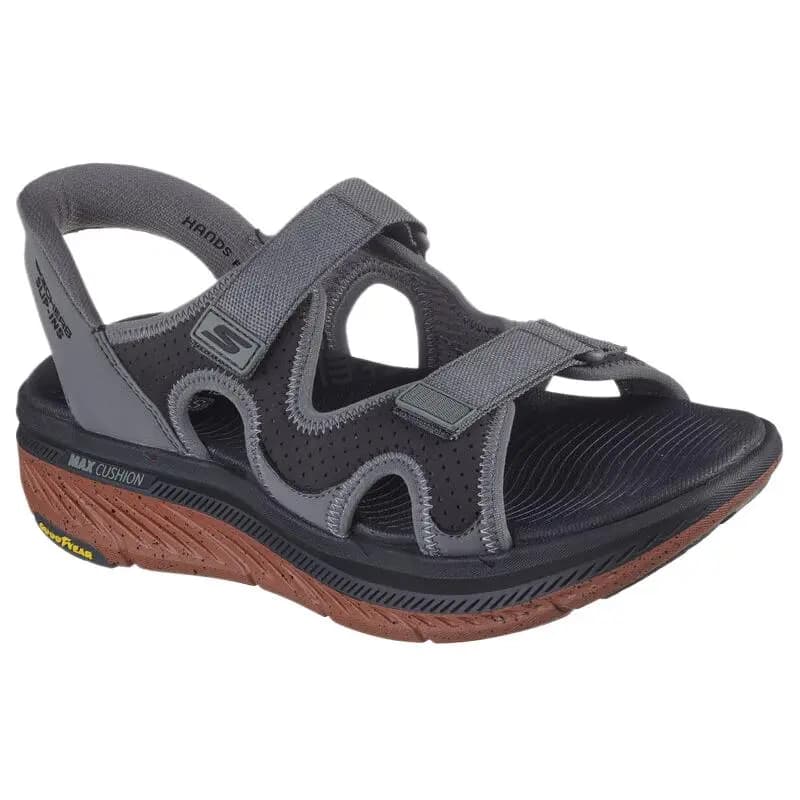 Skechers Max Cushioning Premier 2.0 Kişi Səndəli Boz 3