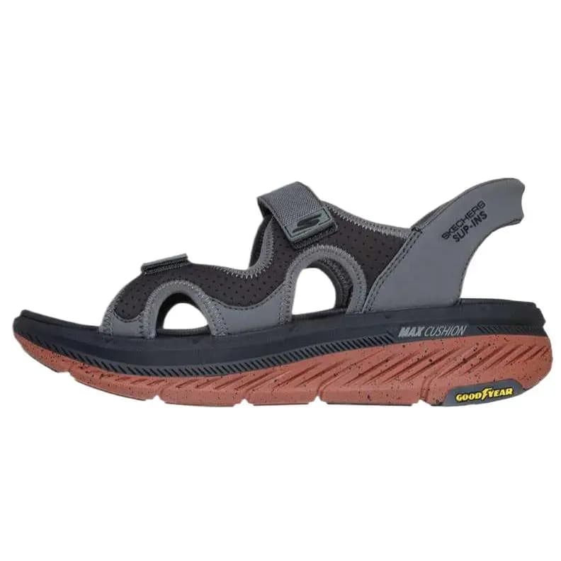 Skechers Max Cushioning Premier 2.0 Kişi Səndəli Boz