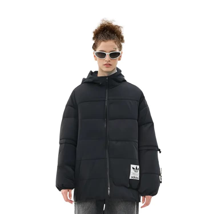 adidas Originals Trefoil Puffer Qadın Pencəyi Qara 11