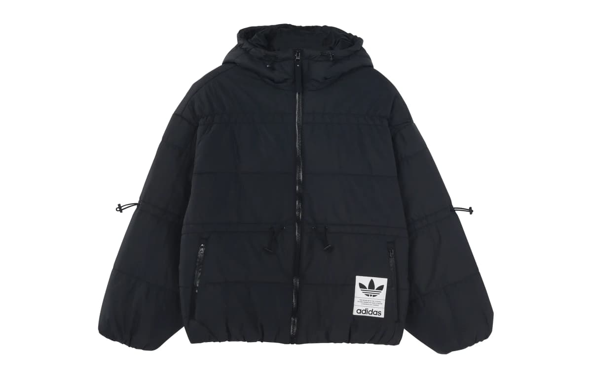 adidas Originals Trefoil Puffer Qadın Pencəyi Qara