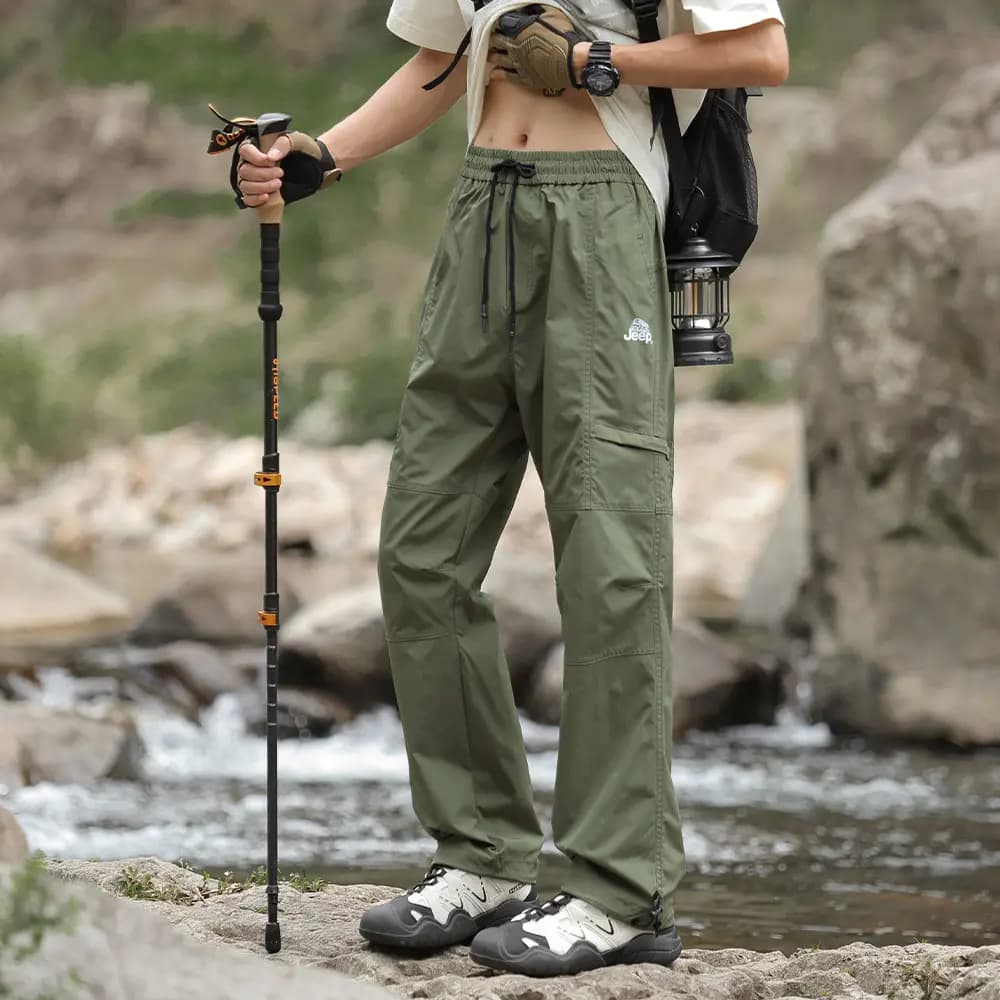 Jeep American Retro Outdoor Hiking Şalvarı Unisex 20