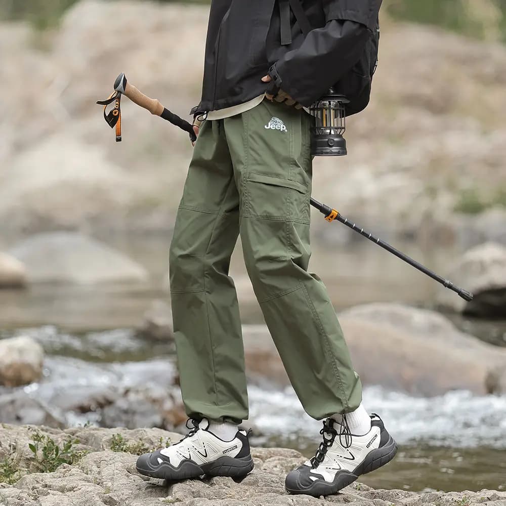 Jeep American Retro Outdoor Hiking Şalvarı Unisex 19