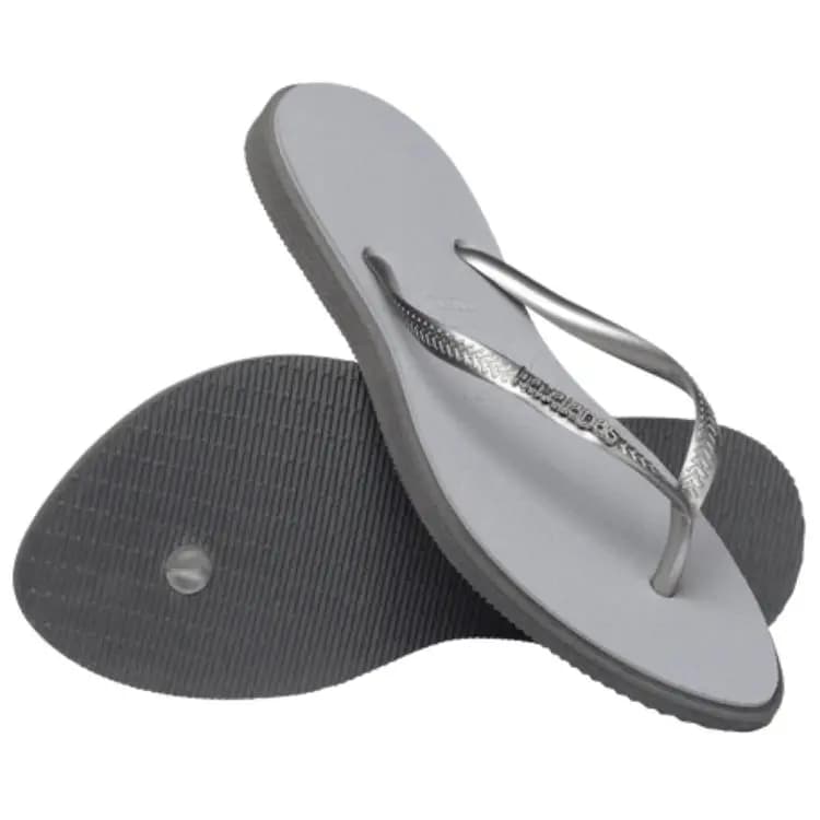Havaianas Slim Point Qadın Şipetləri Polad Boz 6