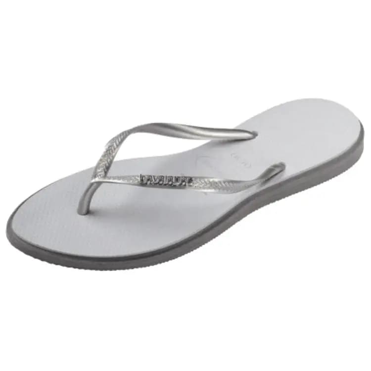 Havaianas Slim Point Qadın Şipetləri Polad Boz