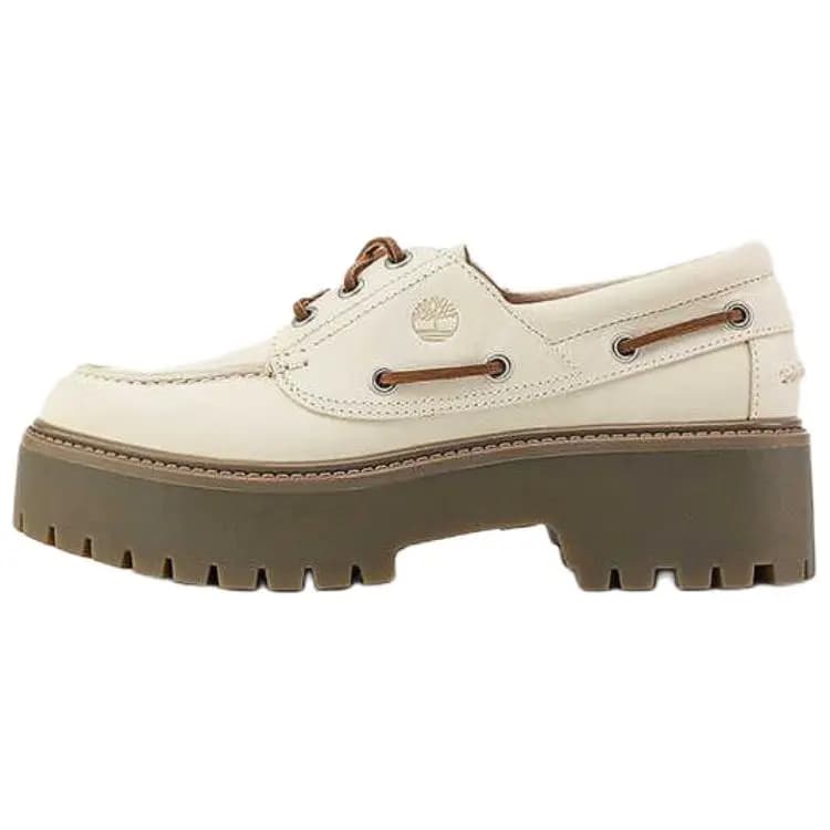 Timberland Stone Street Qadın Boat Ayaqqabısı Ağ