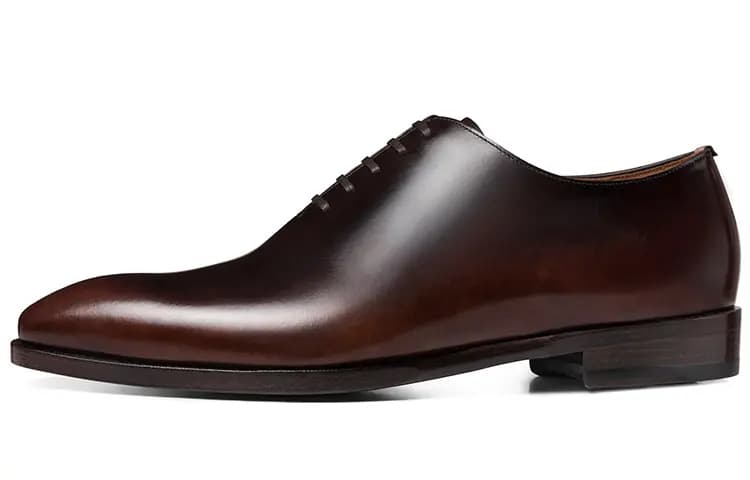 THOM WILLS British Vintage Business Oxford Shoes Dress Shoes Men's Dark Coffee Polished