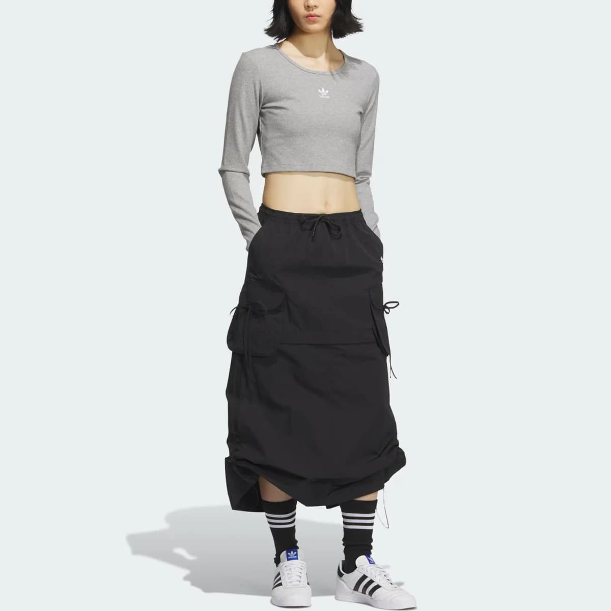 adidas originals CARGO Qadın Kargo Ətək Qara 4