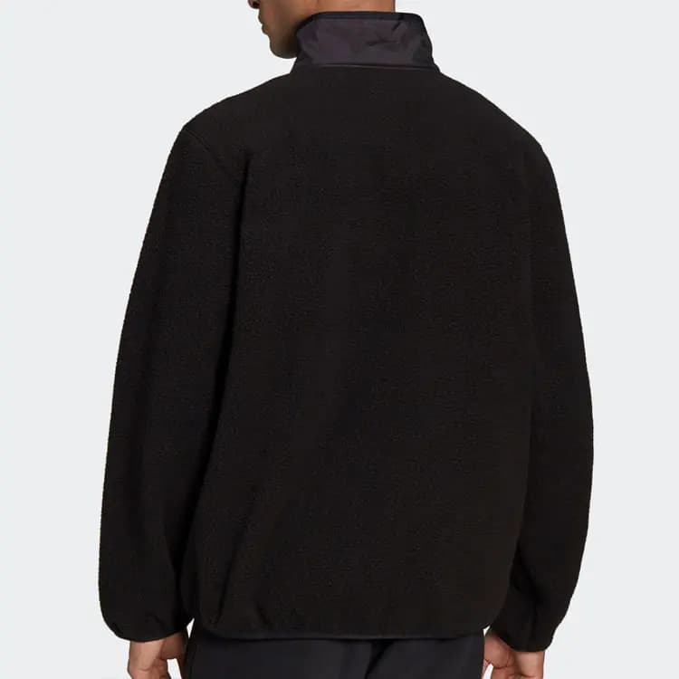 adidas Originals Warm Fleece Track Jacket Men's Black 3
