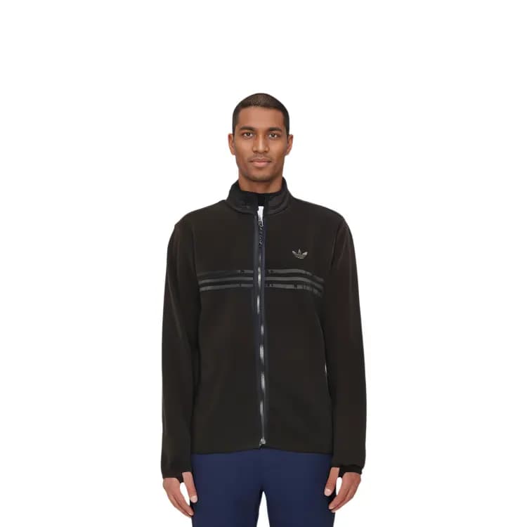 adidas Originals Warm Fleece Track Jacket Men's Black 4