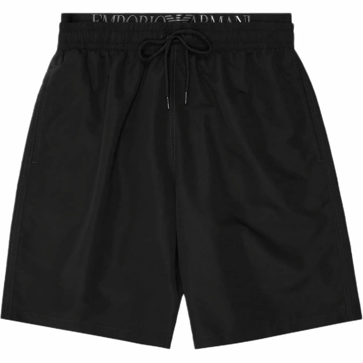 EMPORIO ARMANI Kişi Çimərlik Şortu Qara