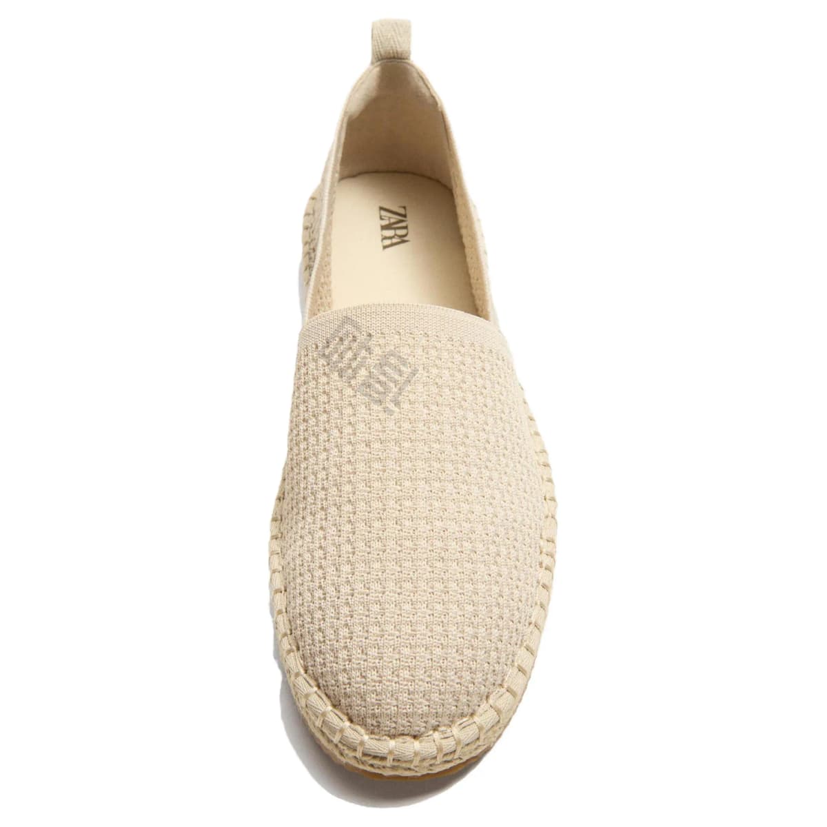 ZARA Espadrilles Kişi Ayaqqabısı Off-White 3