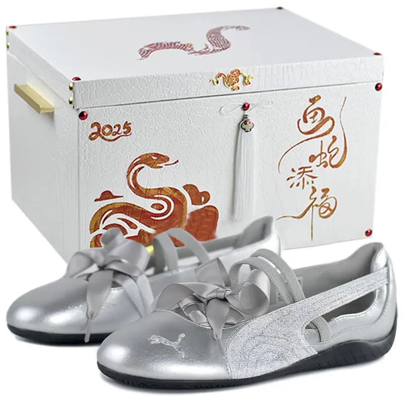 PUMA Speedcat Qadın Gündəlik Ayaqqabısı Gümüşü/Ağ