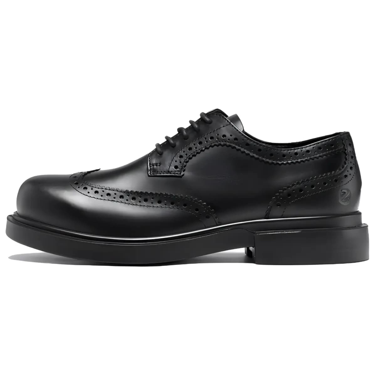 ecco Urban Seoul Series Calfskin Fashion Temperament Dress Leather Shoes Men's Black