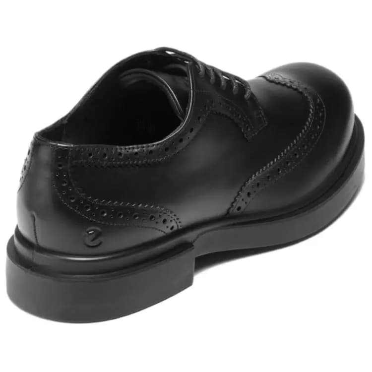 ecco Urban Seoul Series Calfskin Fashion Temperament Dress Leather Shoes Men's Black 3