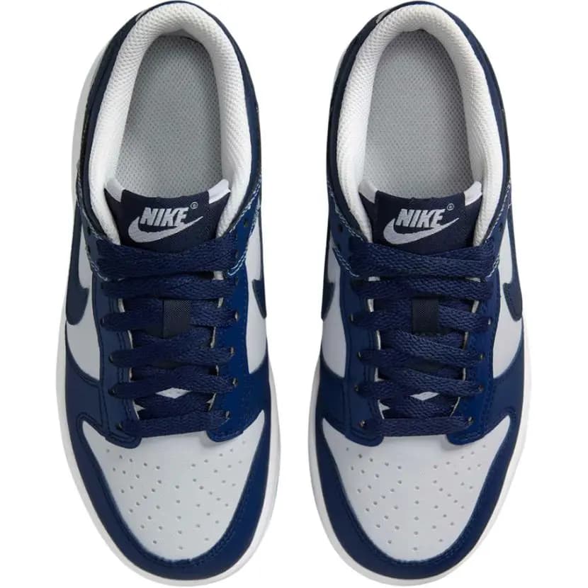 Nike Dunk Low Uşaq İdman Ayaqqabısı White/Marine Blue 4