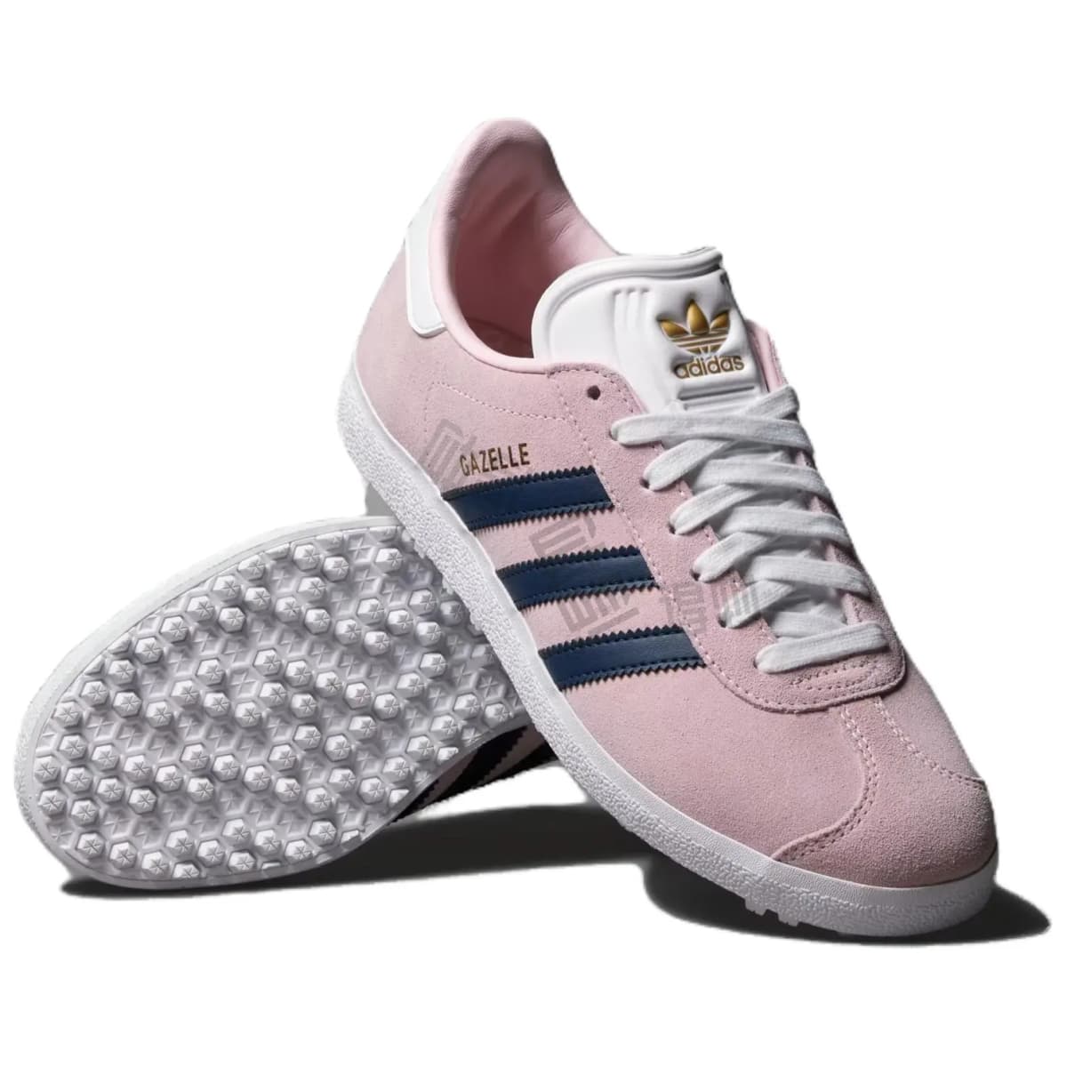 Adidas Women's Gazelle Spikeless Golf 'Clear Pink Night Indigo' Women's 4
