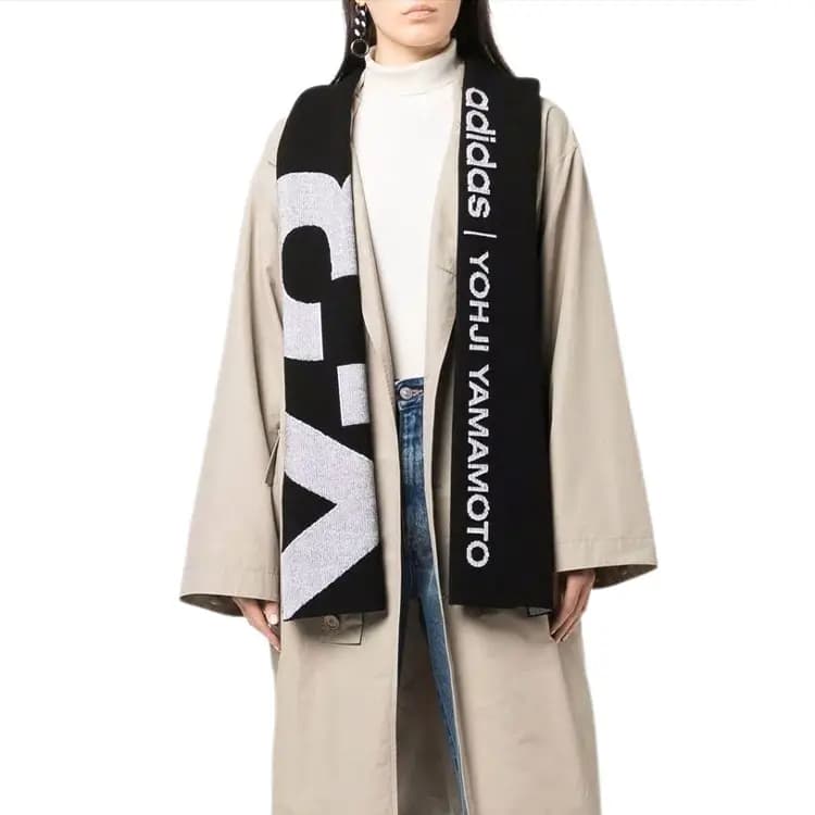 Y-3 Şərf Unisex Qara 3