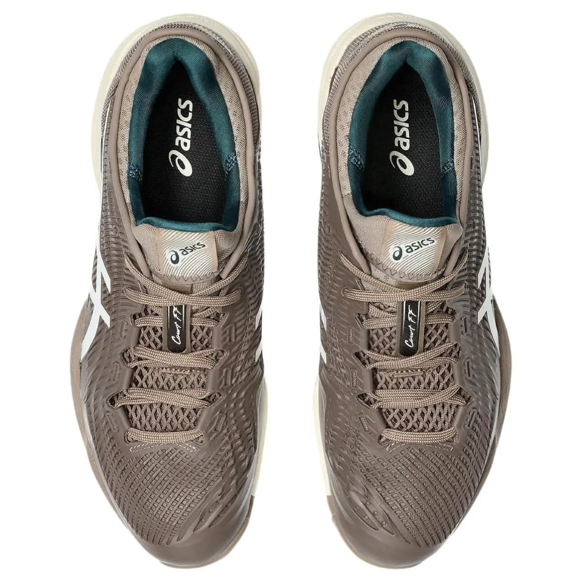 Asics Court Ff 3 Taupe Grey White 5