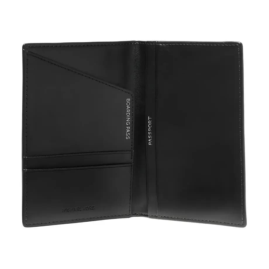 MICHAEL KORS MK Kişi Pasport Qabı Qara 2