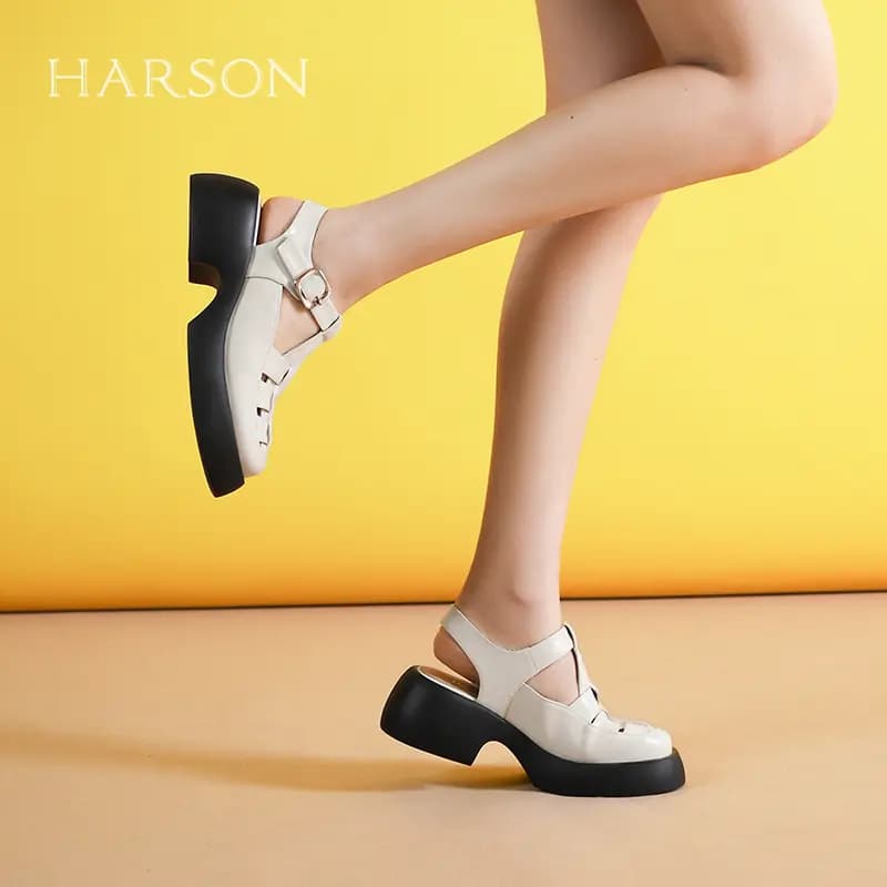HARSON Roman Sandal Qadın 5