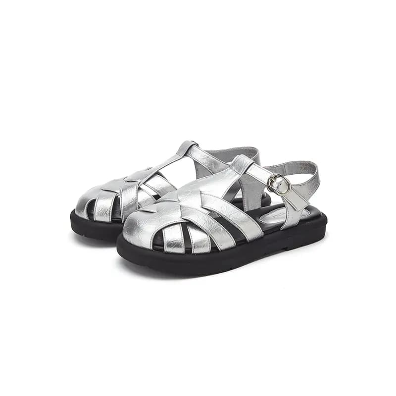 DAPHNE Fransız Minimalist Roma Sandalı Qadın 6