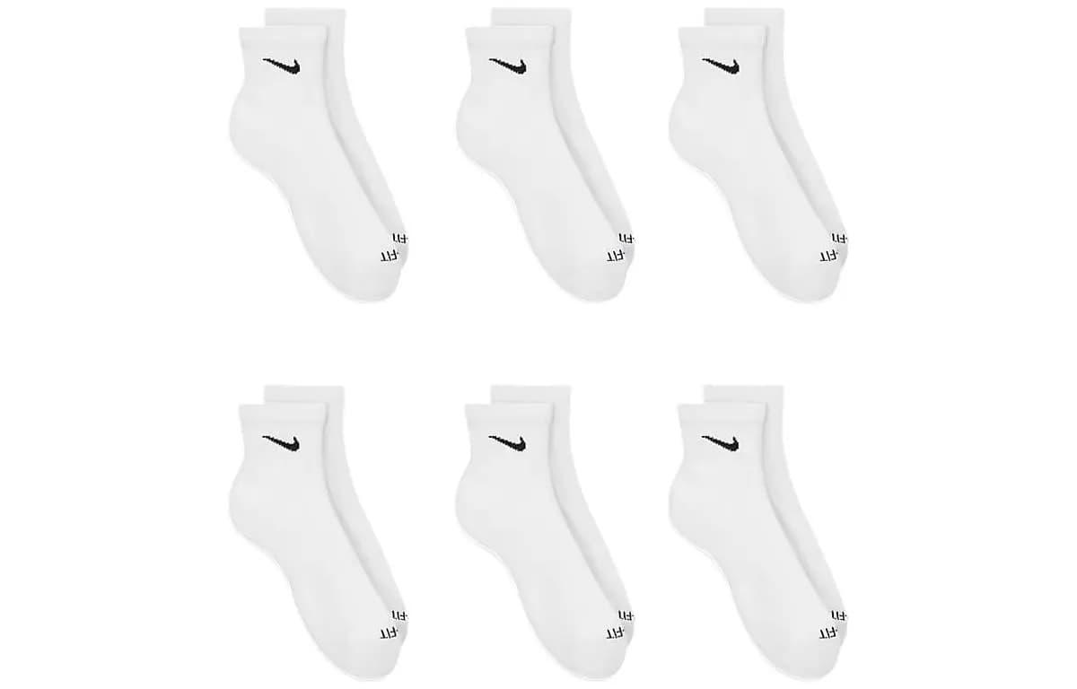 Nike Everyday Plus Corab 6-lı Dəst Ağ 4